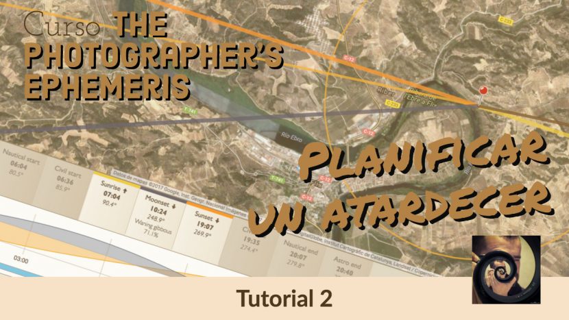 Tutorial Photographer's Ephemeris - jorge lazaro