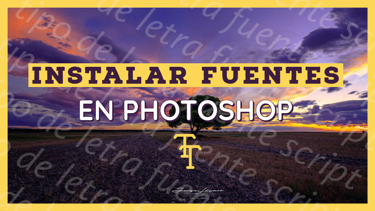 Instalar fuentes en Photoshop