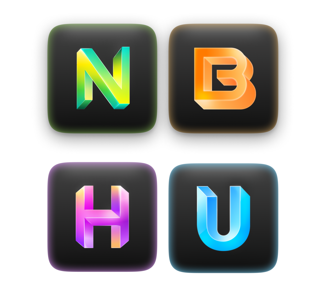 Iconos de algunas de las extensiones de Luminar Neo