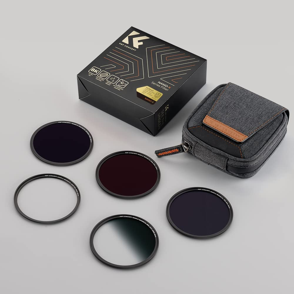 kit de filtros magnéticos de K&F Concept para fotografía de paisaje y larga exposición